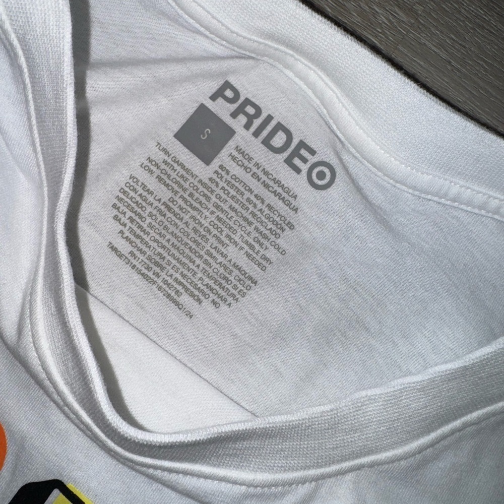 Pride White Short Sleeve Tee - Picture 3 of 3